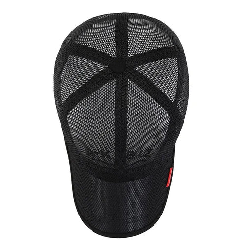 Embroidered Mesh Baseball Cap – Sun Protection Visor Hat for Men & Women