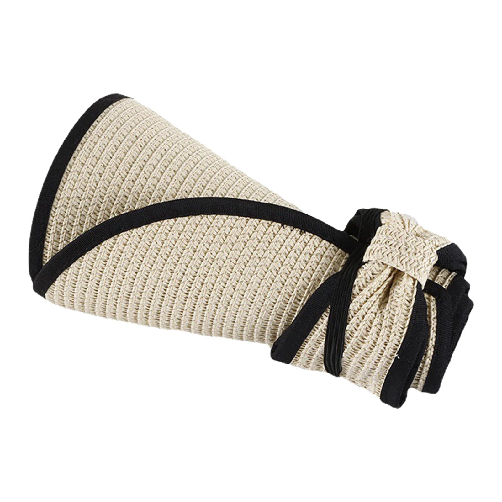 Foldable Straw Sun Hat with Bow – Wide Brim Beach Hat for Women