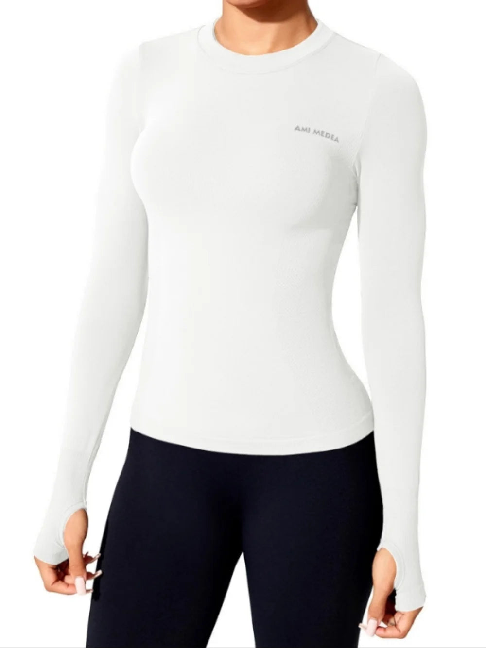 Long Sleeve Yoga Shirt for Women – Gym & Running Fitness Top