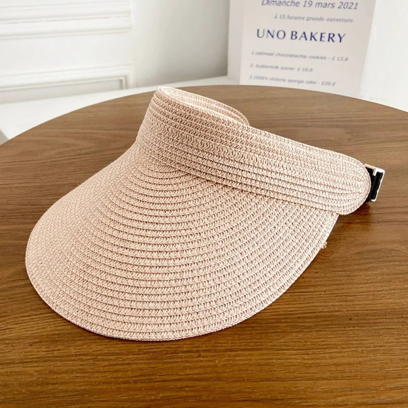 Summer Beach Sun Hat Women Portable Folding Wide Brimmed Straw Hat Fashion Shaped Hollow Top Straw Hat Girls Bucket Hats Travel