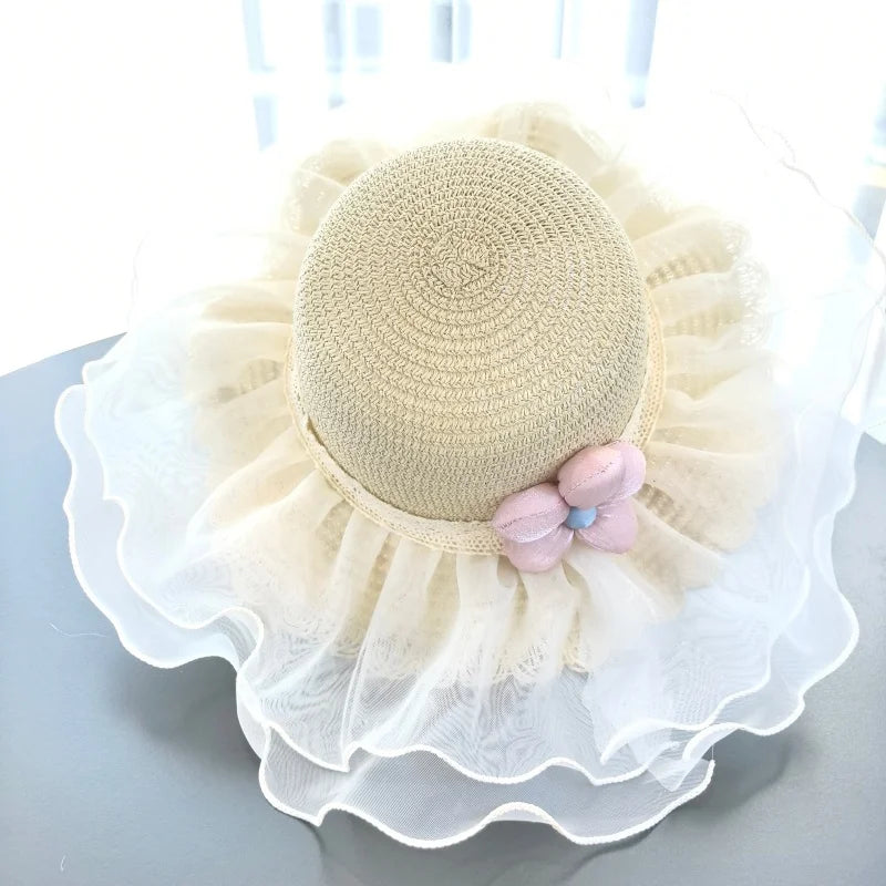 Summer Hat + Handbag Set (Set of Two) - Wide-brimmed Sun Hat - Suitable for Little Girls sun hats for women beach hat