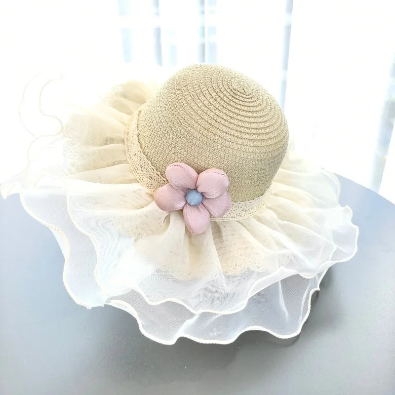 Summer Hat + Handbag Set (Set of Two) - Wide-brimmed Sun Hat - Suitable for Little Girls sun hats for women beach hat