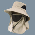 Summer Sun Hats UV Protection Outdoor Sports Fishing Cap For Men Women Hiking Camping Visor Bucket Hat Neck Flap Fisherman Hat